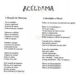 Acéldama (CR) : Promo